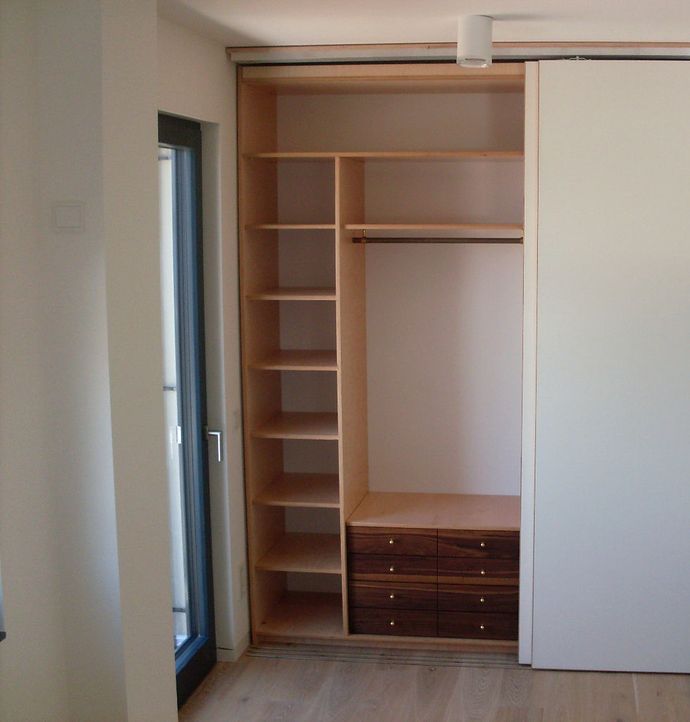 Einbauschrank mit Schiebetüren