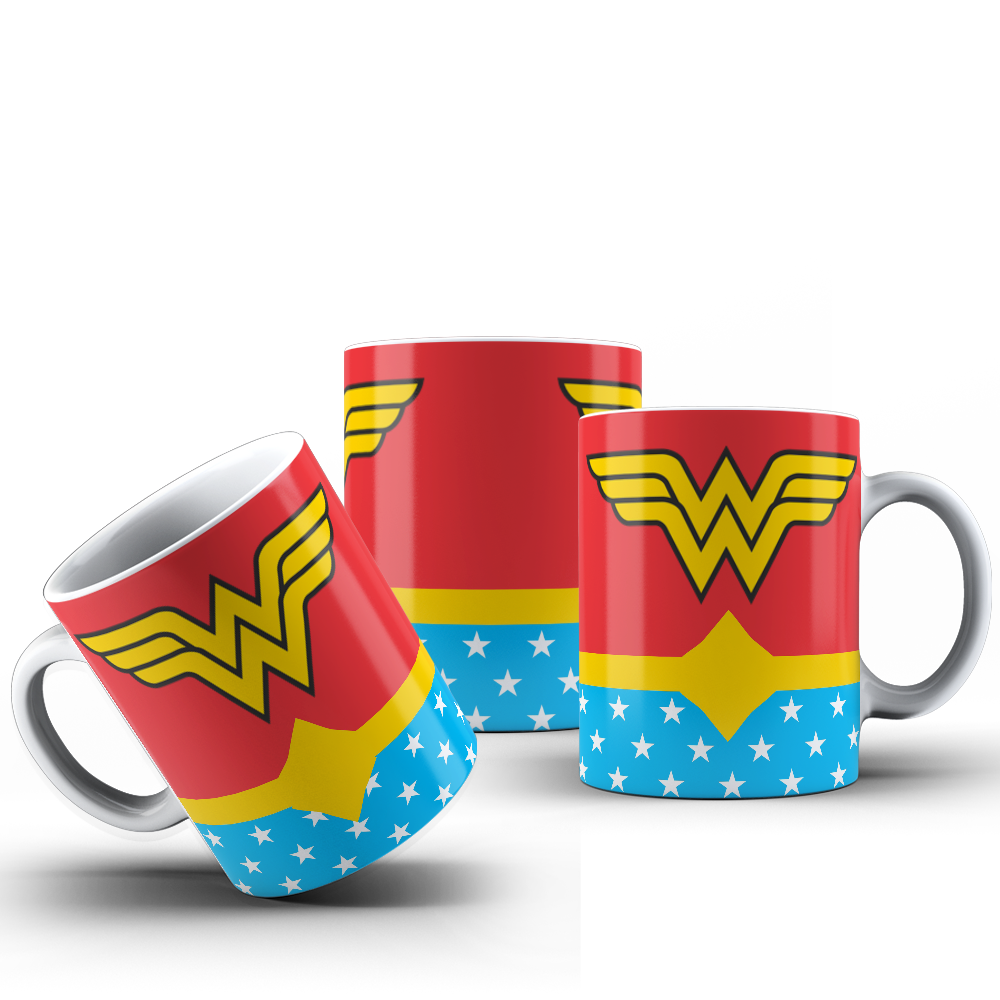 CANECA UNIFORME MULHER MARAVILHA 001