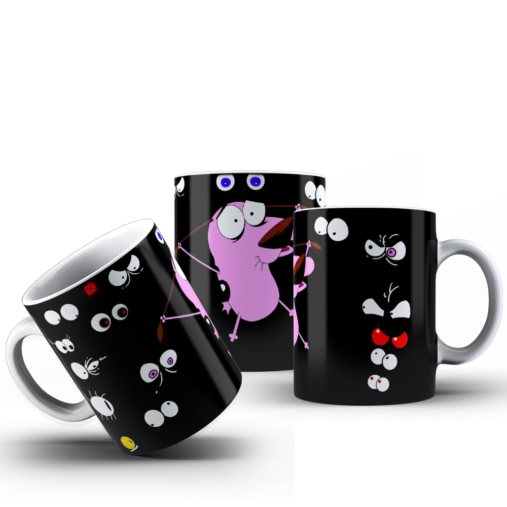 CANECA CORAGEM O C'AO COVARDE 001