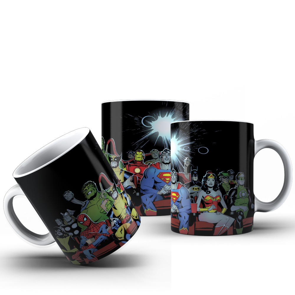 CANECA REUNIÃO DE HEROIS