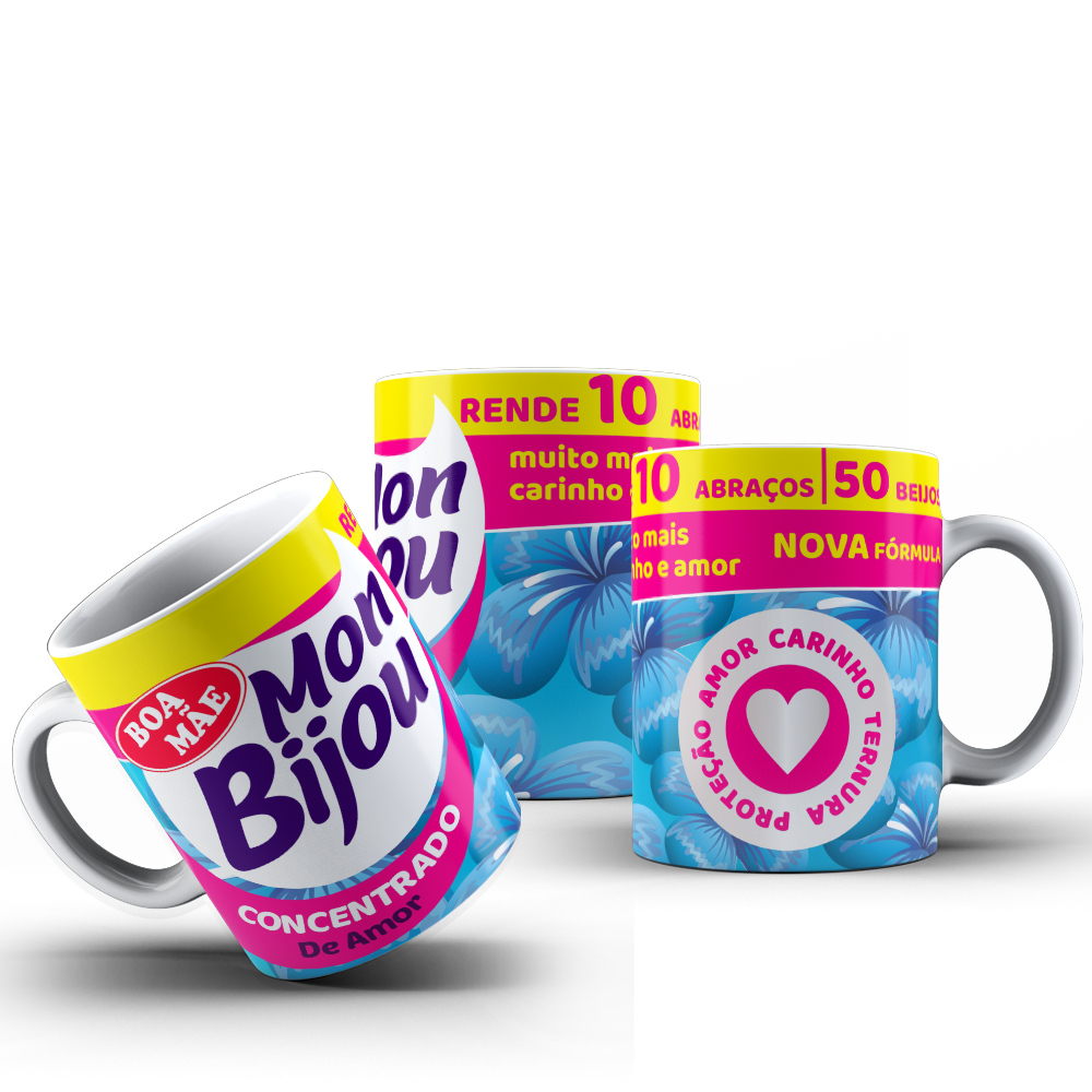 CANECA MÃE - MON BIJOU 001