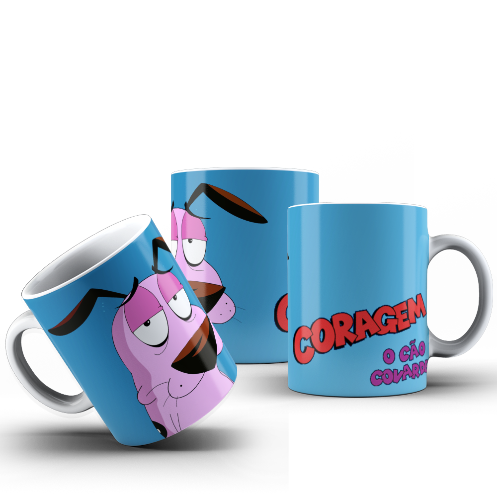 CANECA CORAGEM O C'AO COVARDE 002