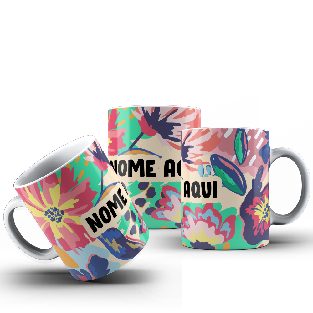 CANECA FLOR 0014