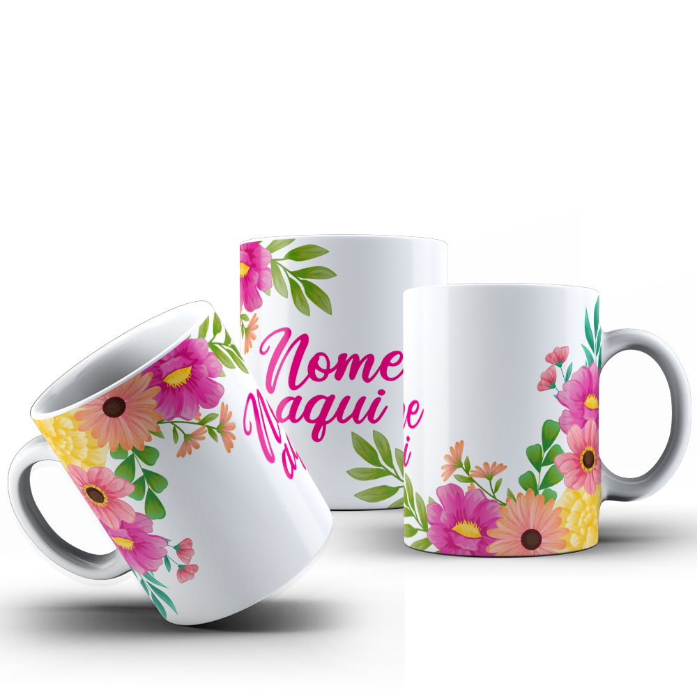 CANECA FLOR 0011