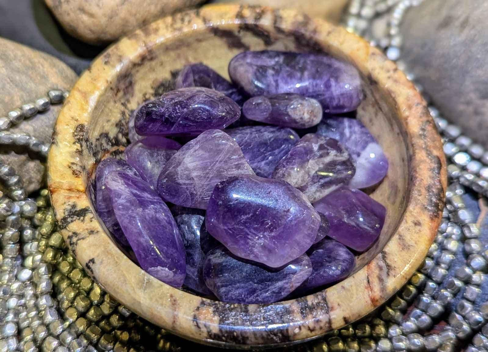Amethyst - Genuine Gemstone - protection against black magic