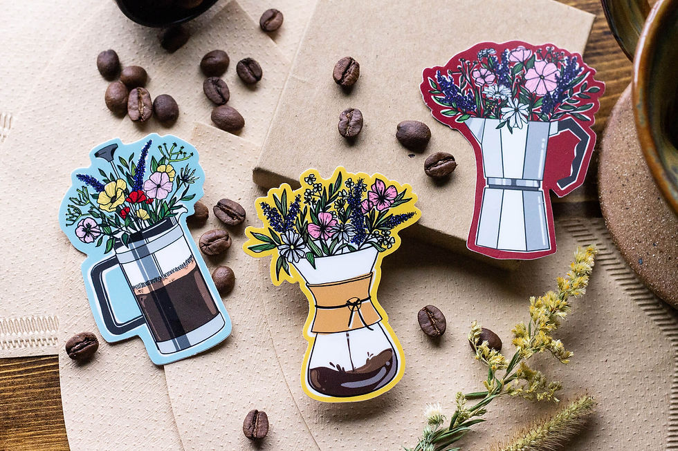 Thumbnail: Bloom Chemex Vinyl Sticker