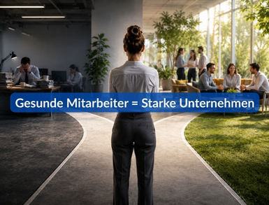 Betriebliches Gesundheitsmanagement als Grundlage für Motivation, Entwicklung und Unternehmenserfolg.