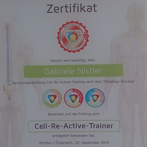 Cell-Re-Active Trainerin in Landsberg am Lech – Gabriele Nistler