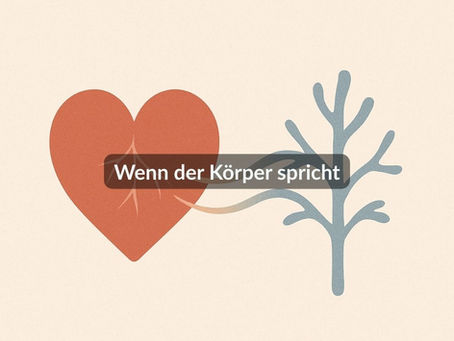 Symbolisches Organ mit Signal-Linien zum Nervensystem als ruhiges Motiv für Symptome Angststörung.