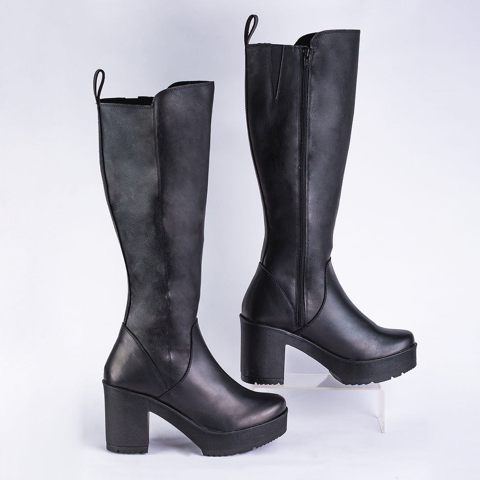 Miniatura: botas tacón alto para mujer color negro