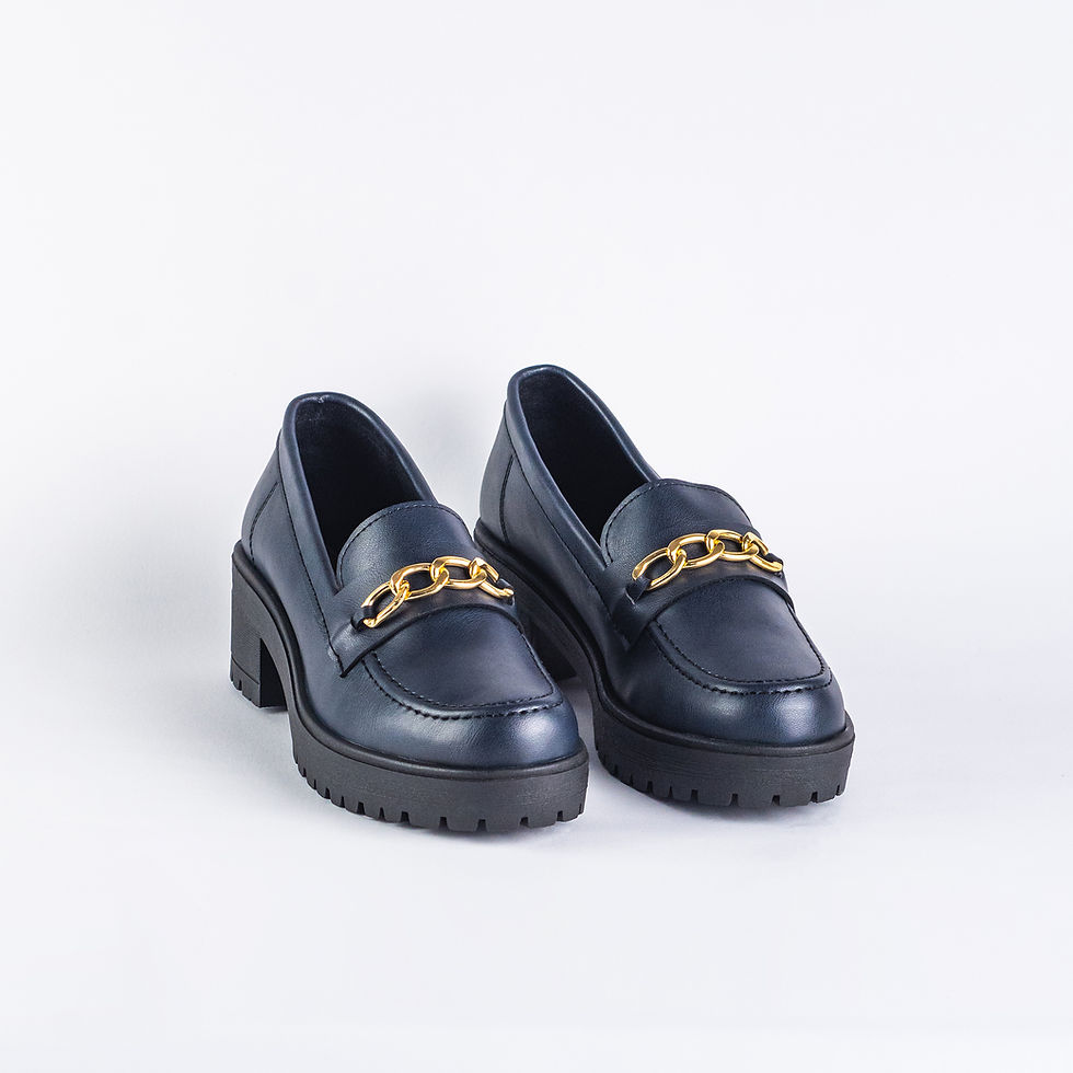 Miniatura: Mocasín para mujer en color azul