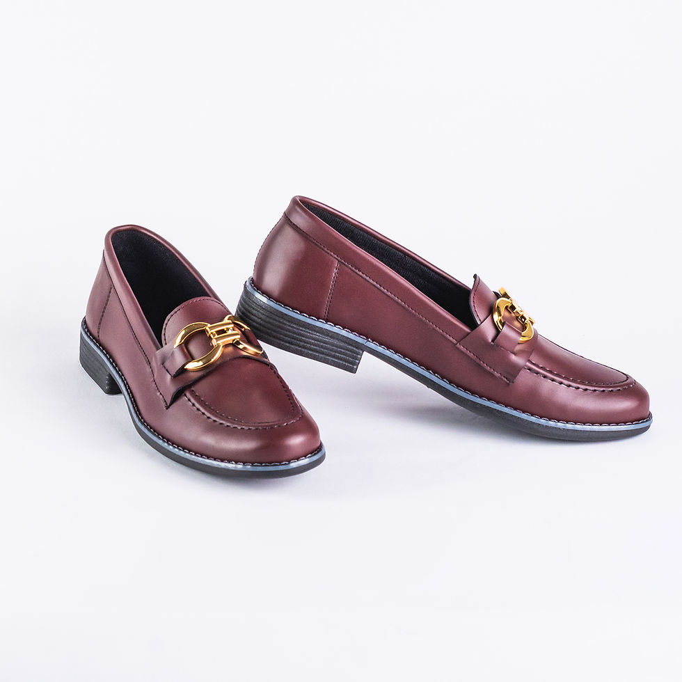 Miniatura: mocasines para mujer en color vinotinto