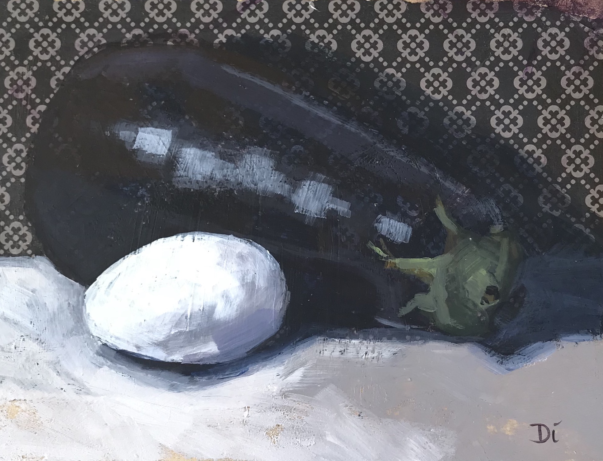 EGGPLANT AND EGG