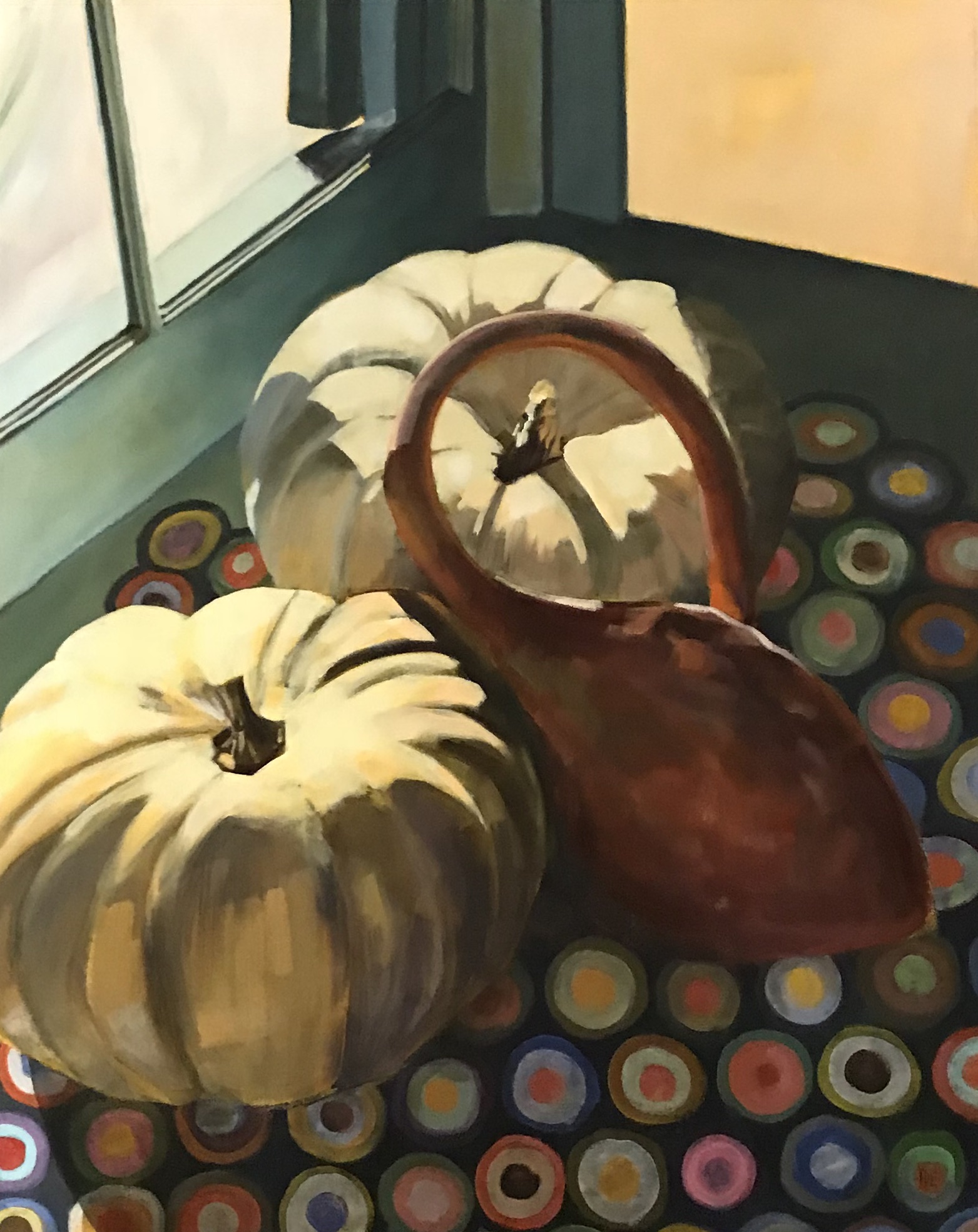 PENNY RUG PUMPKINS
