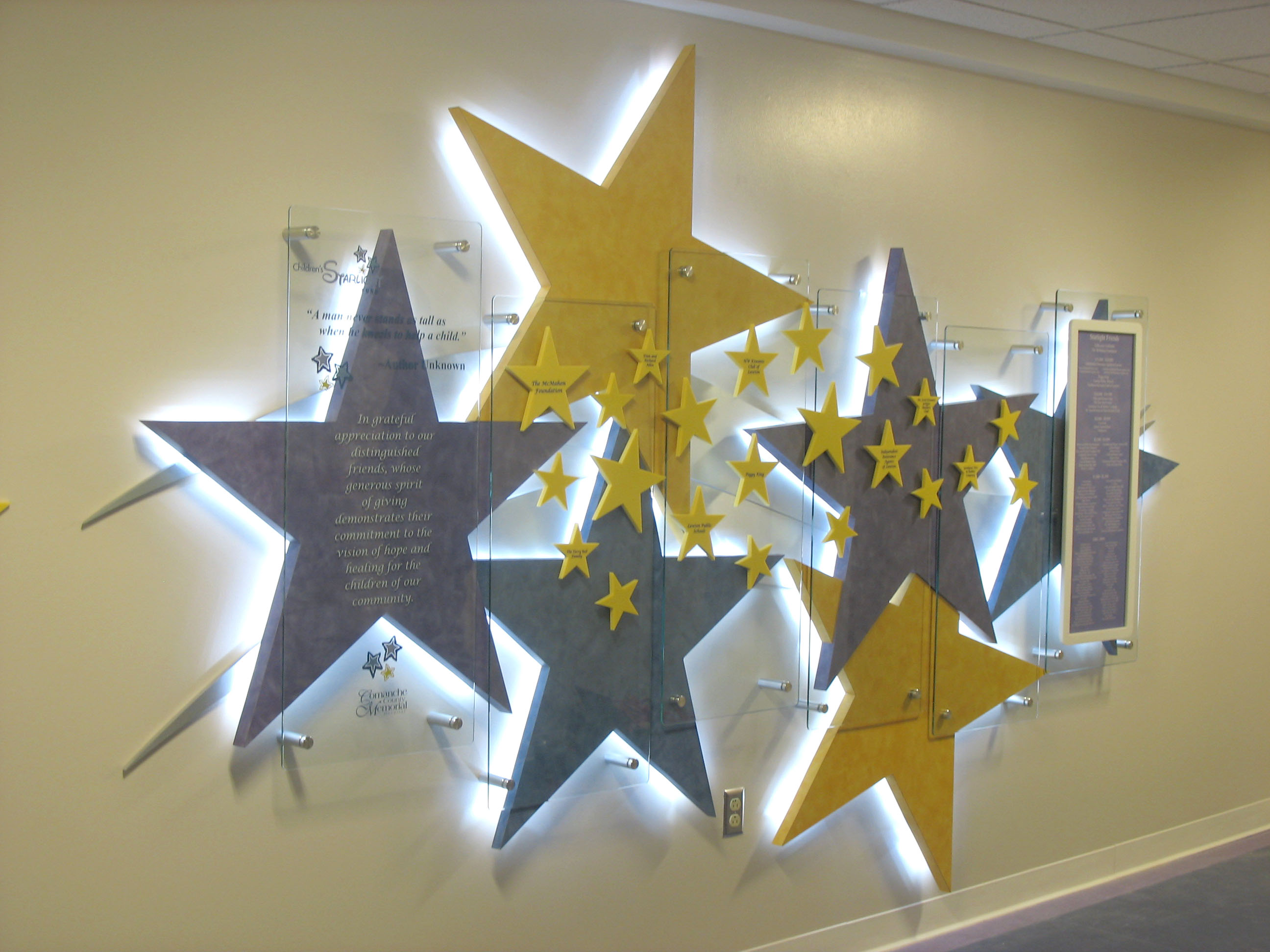 Donor Walls & Recognition Displays Stobbe Design