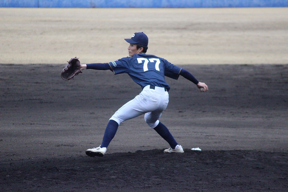 初登板で二回無失点に抑えた辰村
