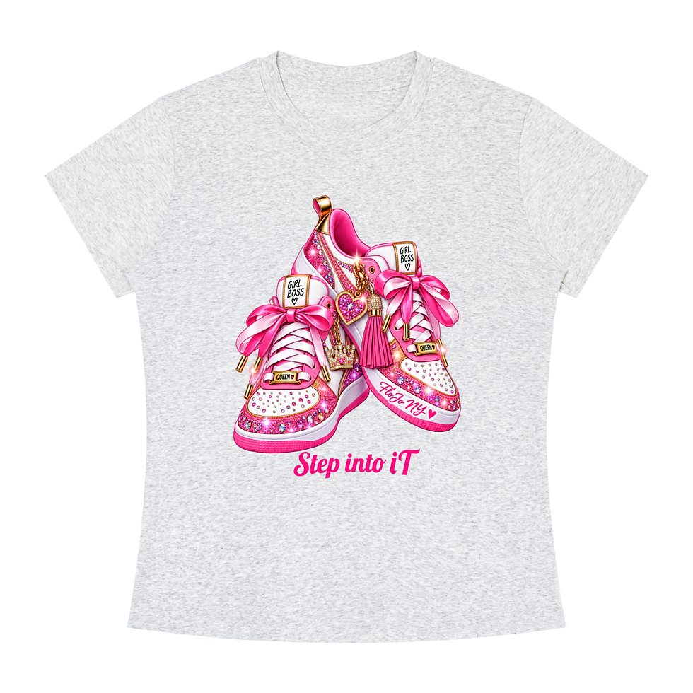 Thumbnail: Step in iT - Women's Slim Fit Crewneck T-Shirt