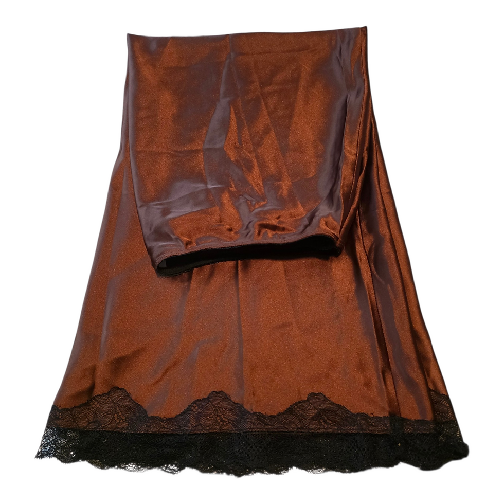 Thumbnail: Elegant Brown Midi Skirt