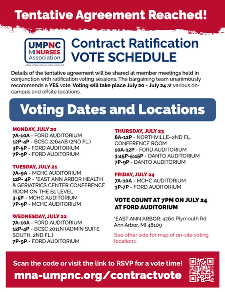 Ratification Vote Details! - RSVP here