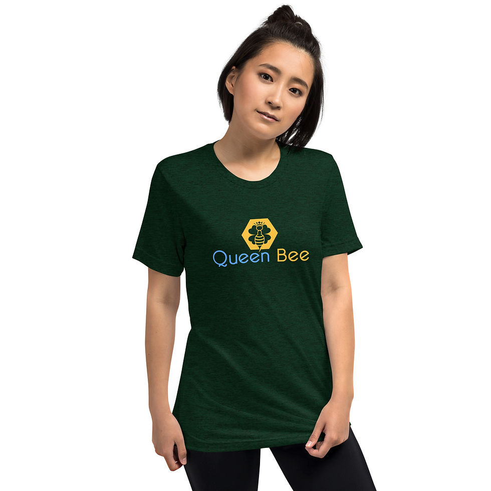 Thumbnail: Tri-blend Unisex shirt (Queen Bee)