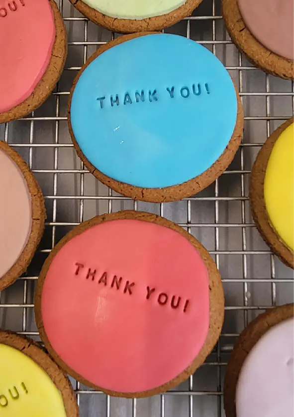 thank you biscuits