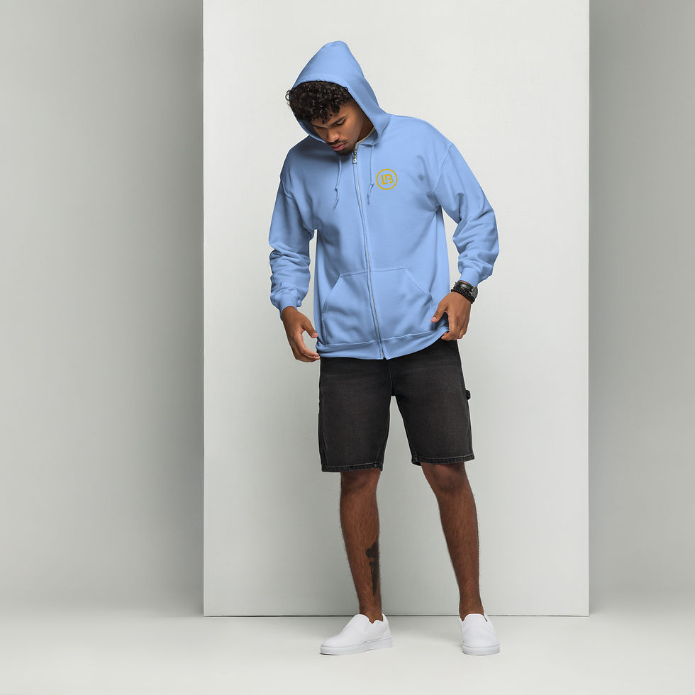 Thumbnail: Embroidered Zip up Hoodie