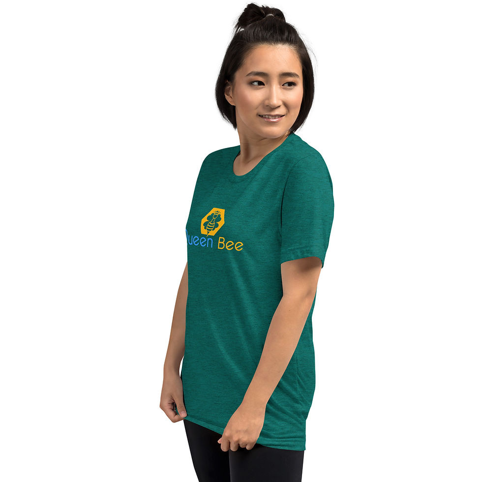 Thumbnail: Tri-blend Unisex shirt (Queen Bee)
