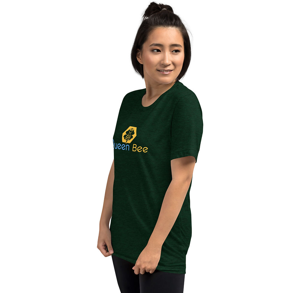 Thumbnail: Tri-blend Unisex shirt (Queen Bee)