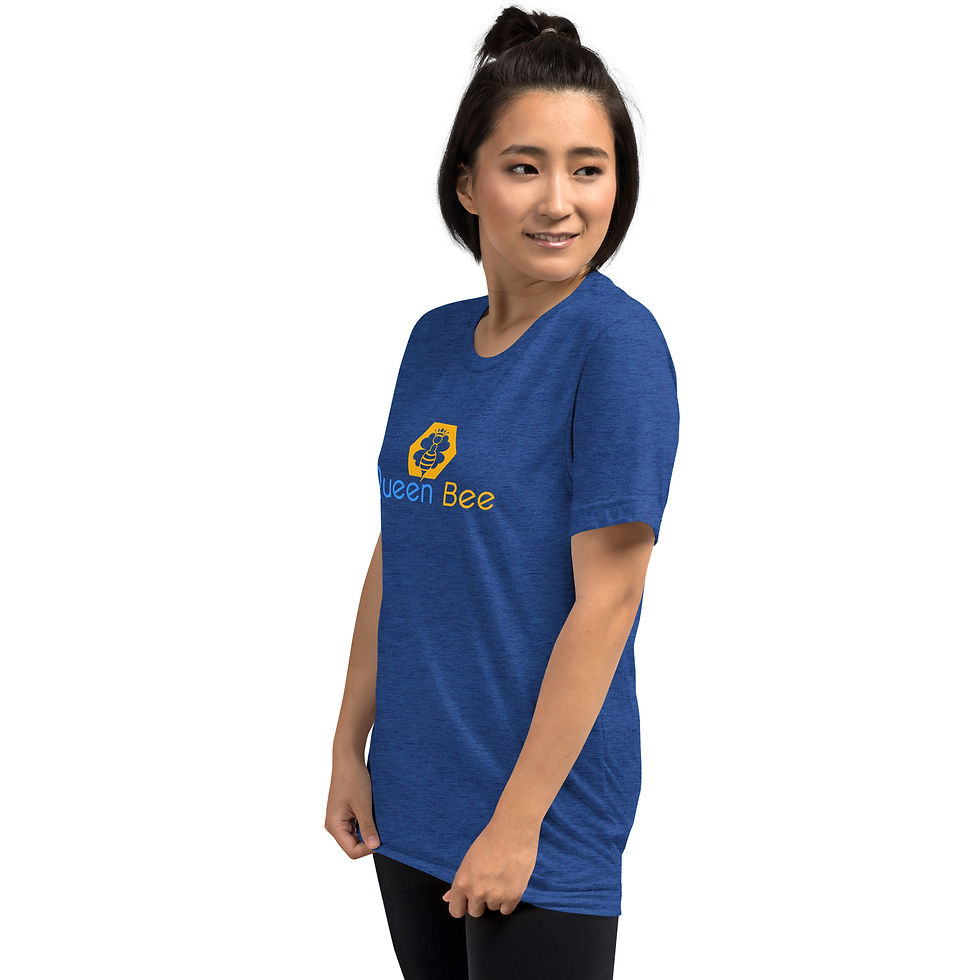 Thumbnail: Tri-blend Unisex shirt (Queen Bee)