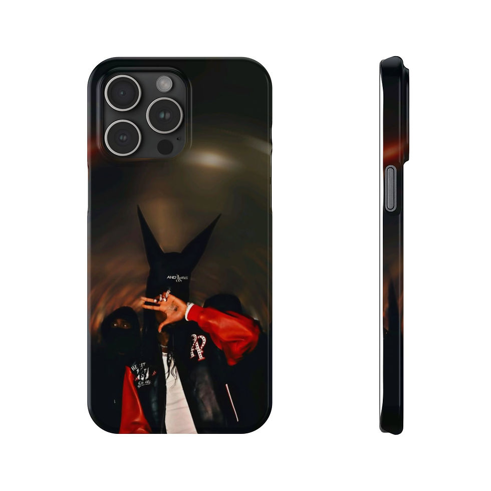 Thumbnail: Slim Phone Case with Moody Concert Couple Design