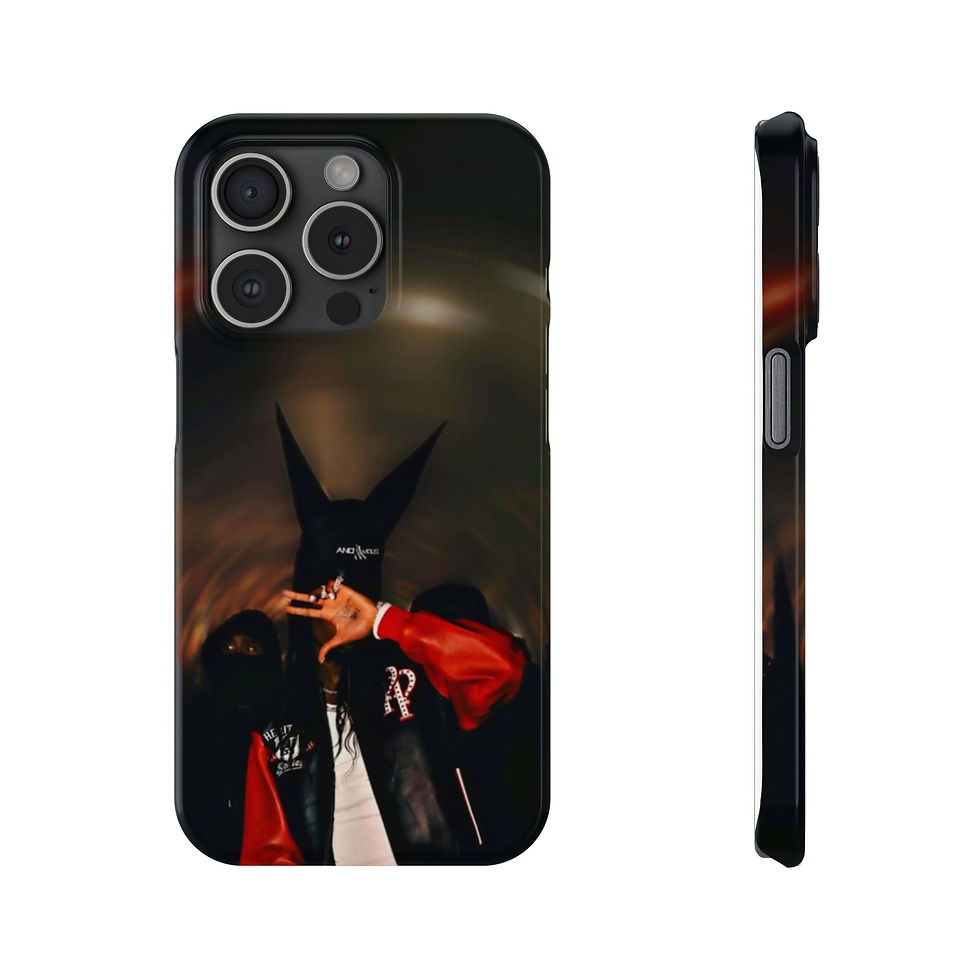Thumbnail: Slim Phone Case with Moody Concert Couple Design