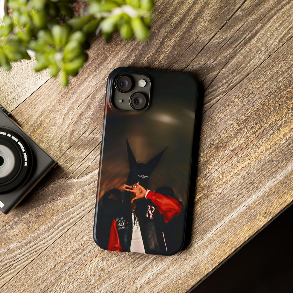 Thumbnail: Slim Phone Case with Moody Concert Couple Design
