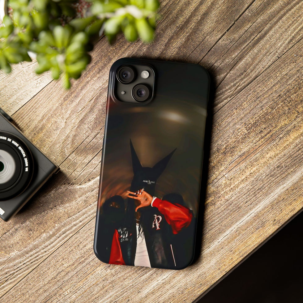 Thumbnail: Slim Phone Case with Moody Concert Couple Design