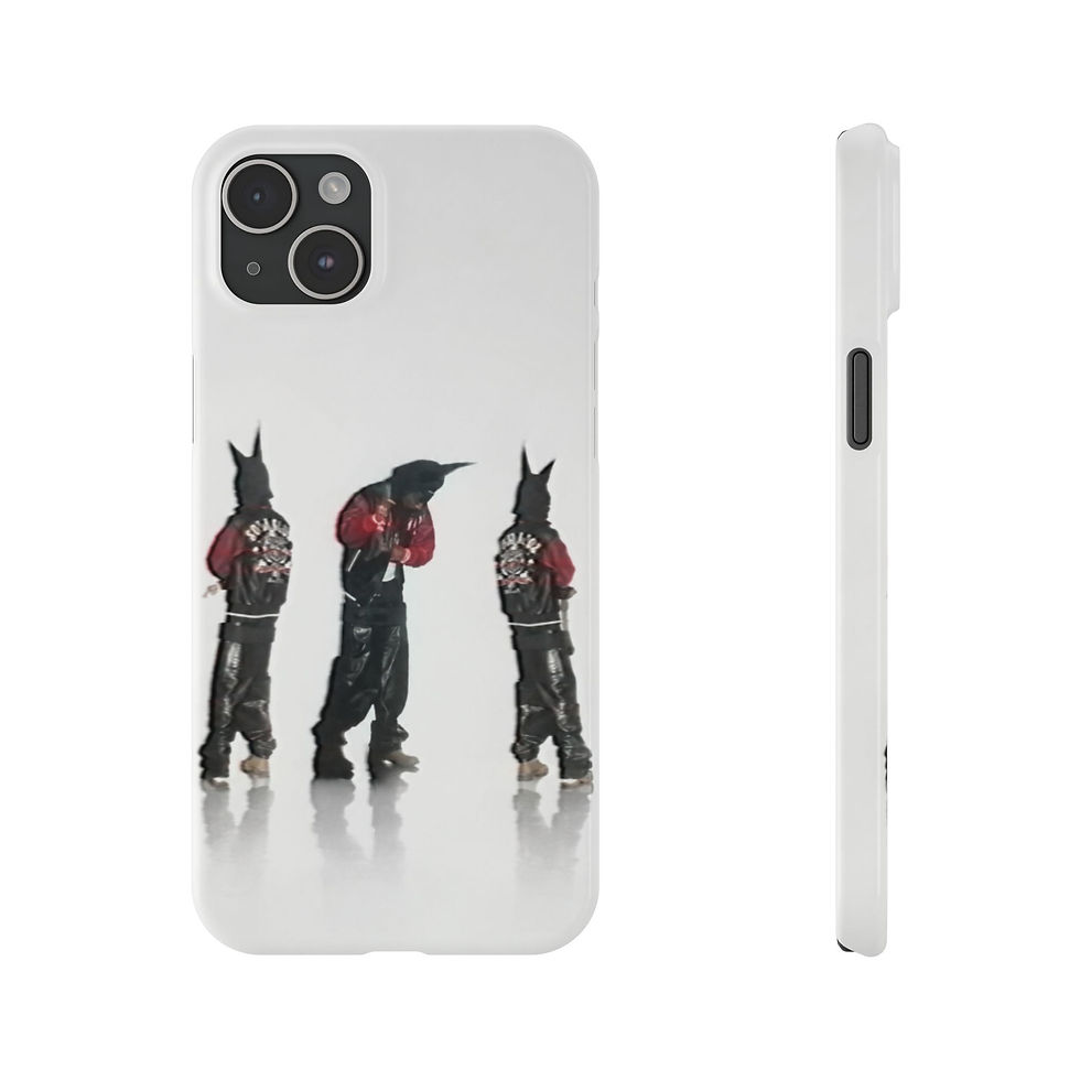 Thumbnail: Slim Phone Case — Urban Rabbit Trio Graphic
