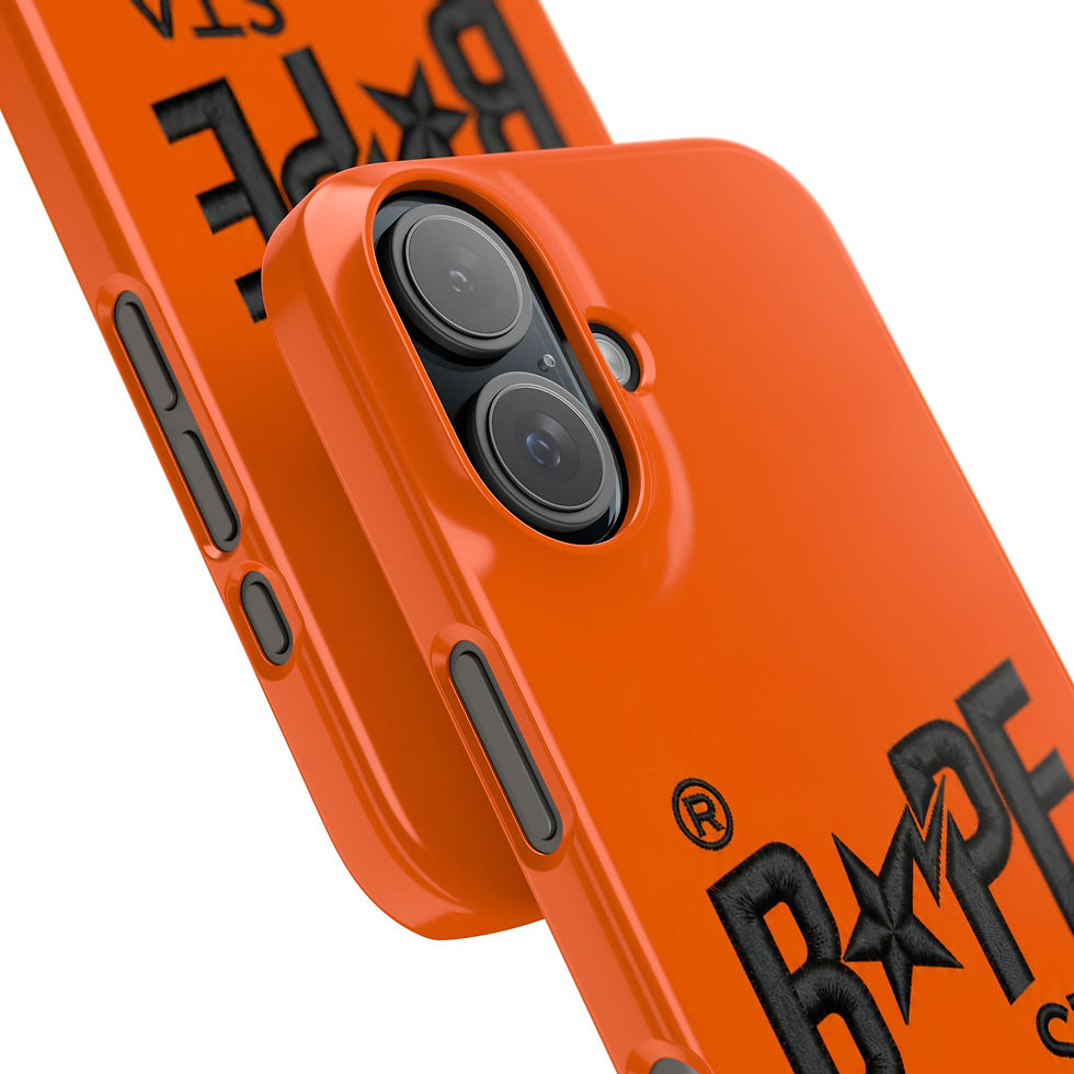 Thumbnail: Orange Bape Sta Logo Slim Phone Case