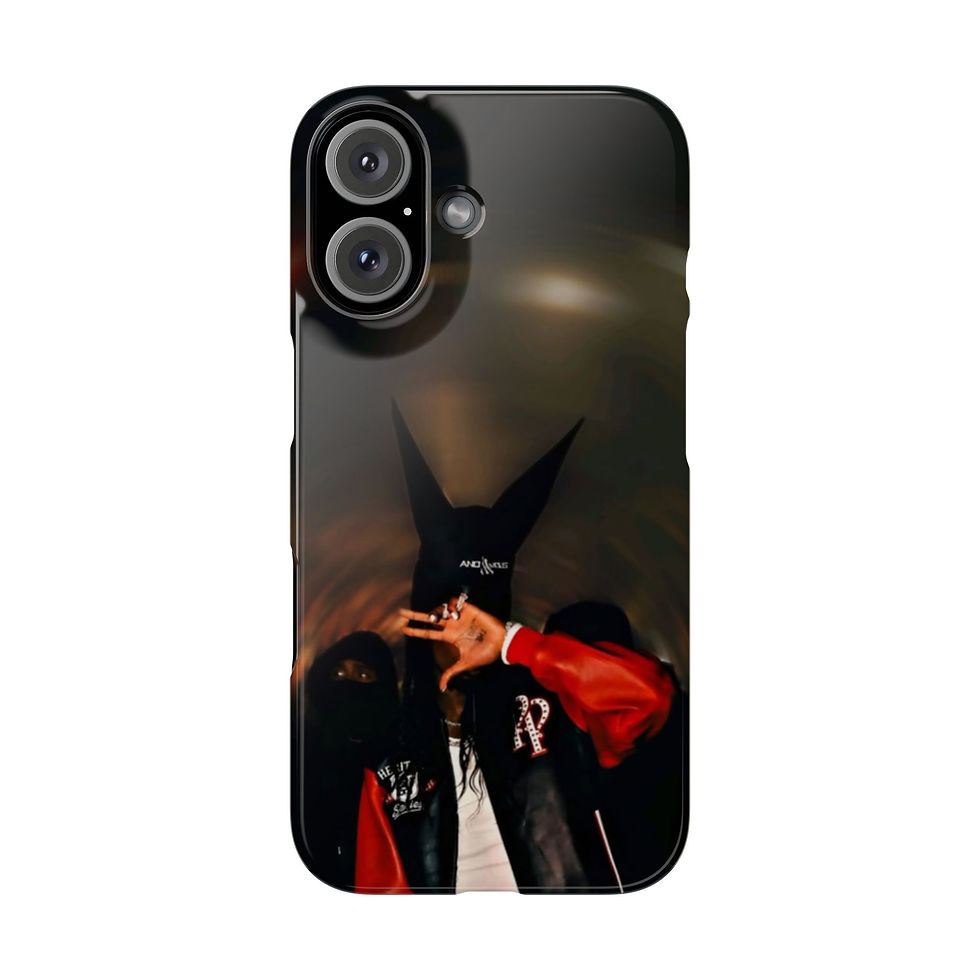 Thumbnail: Slim Phone Case with Moody Concert Couple Design