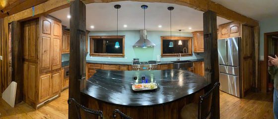 American chestnut kitchen design