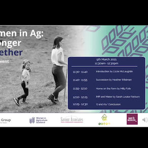 Online Webinar: Women in Agriculture: Stronger Together