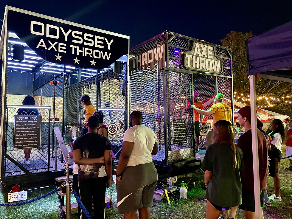 Mobile Axe Throwing at Fair