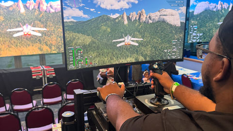 Mobile Flight Simulator at Event