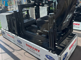 Mobile Racing Simulator with branding 