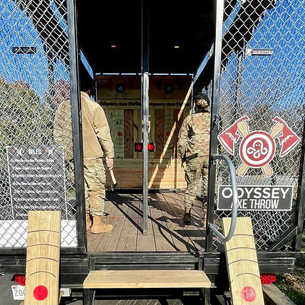 Mobile Axe Throwing Team Building