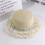 Thumbnail: Summer Children's Cute Lace Fashion Straw Hat