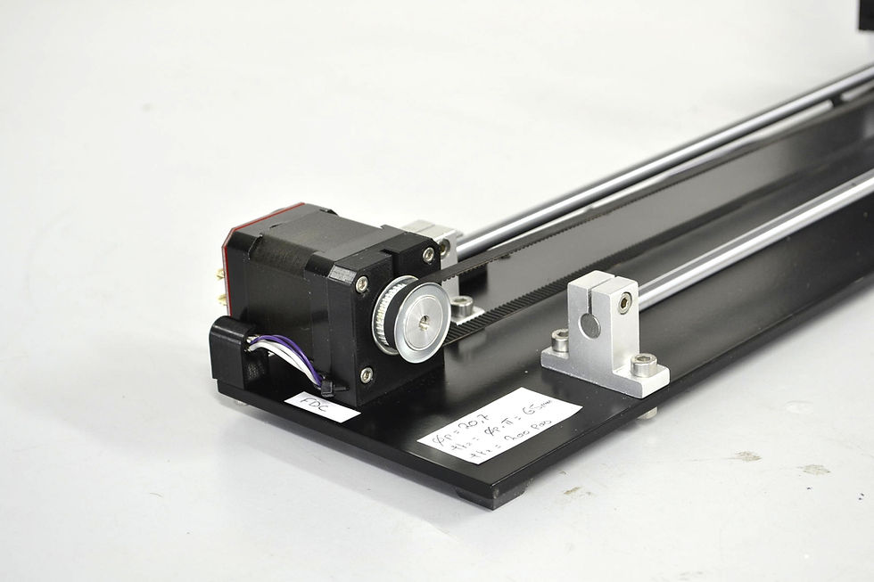 Miniature : Ensemble platine motorisée avec moteur pas à pas, gamme de vitesse rapide