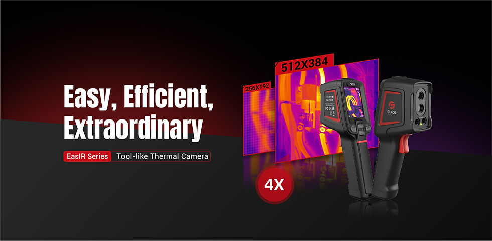 Miniature : Caméra thermique IR Guide E1 / E1+,Gamme EASIR