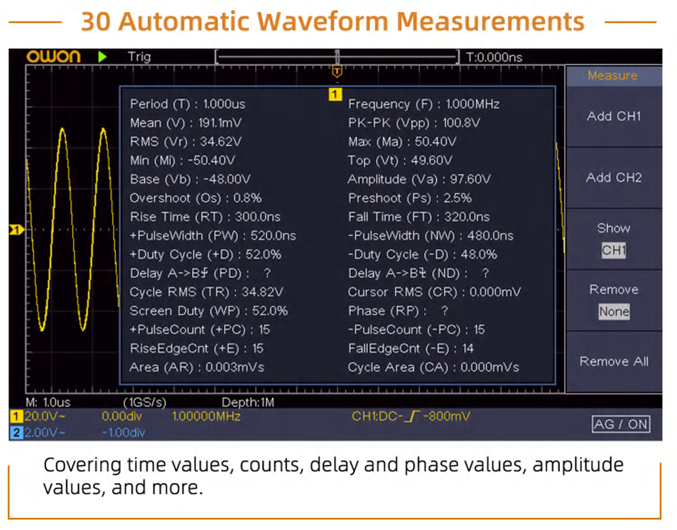 Miniature : OSCILLOSCOPE MULTIFONCTIONS