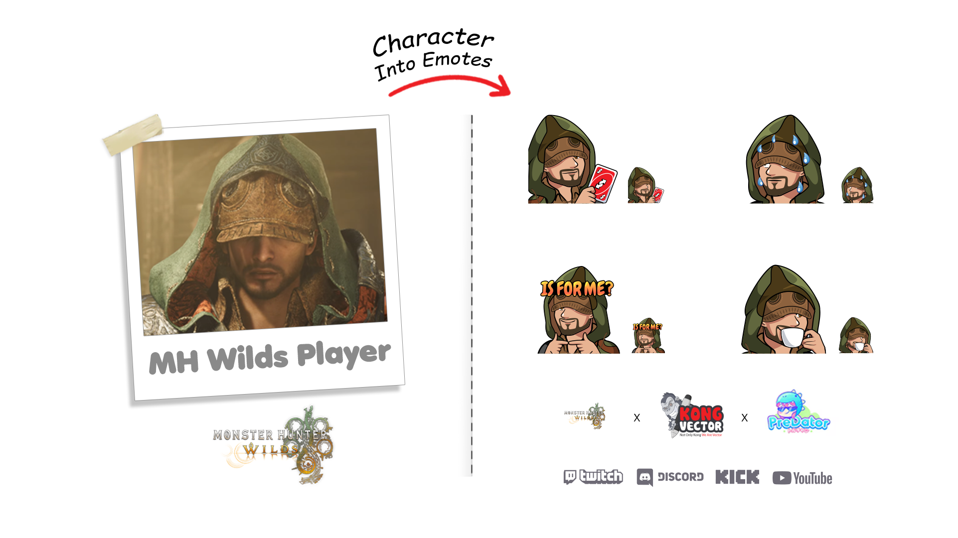 Monster Hunter Wilds Player Vector Style Free