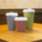 12oz Blue Mirage Single Wall Coffee Cup Equosafe Elegance Series Coffee Cups