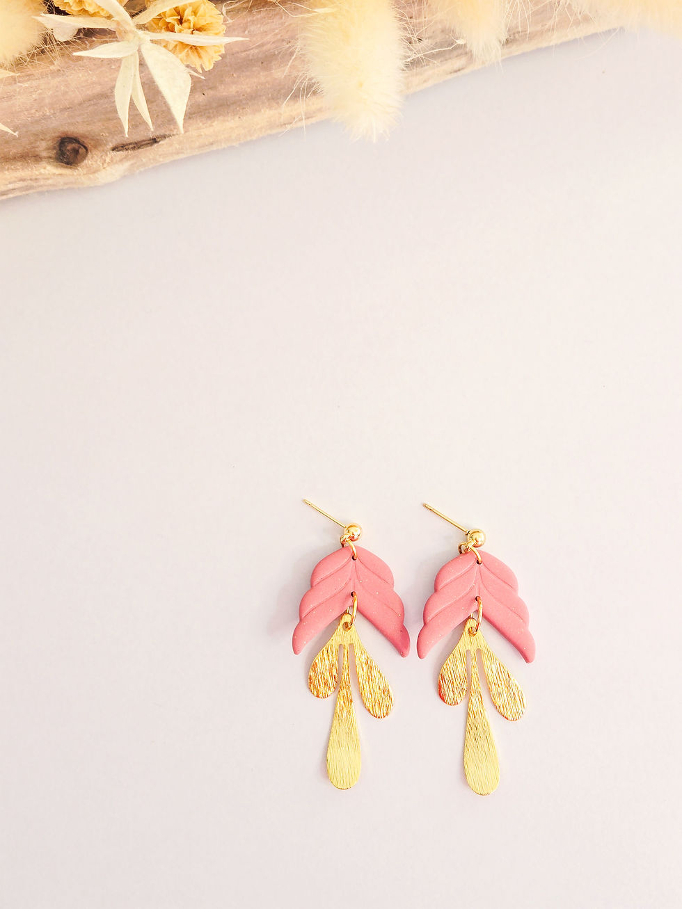 Miniature : Katy-Boucles d'oreilles en argile polymère