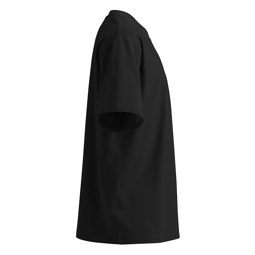 Thumbnail: LIF unisex organic oversized high neck t-shirt